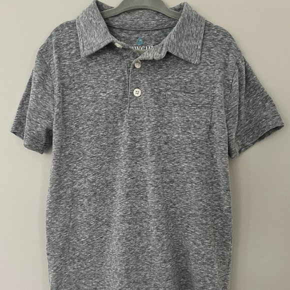 J. Crew crewcuts grey jersey polo size XS (4-5) - Picture 1 of 2